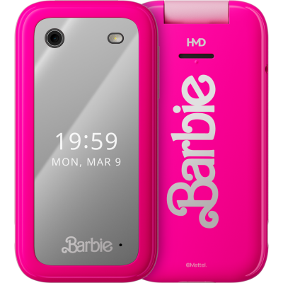 HMD Barbie™ Phone 1GF030APC1L03 frontAndBack